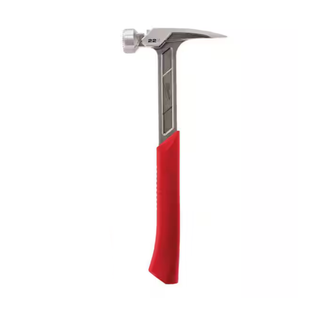 Milwaukee 22oz Milled Face Framing Hammer- 48-22-9022 from GME Supply